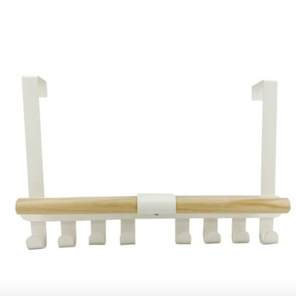 Squared Away Over-the-Door Accessory Organizer in Blond/Coconut Milk - Picture 4 of 9